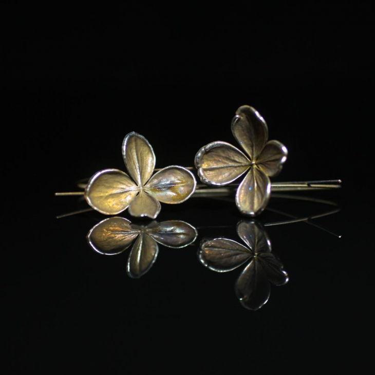 Серьги в серебре Fleur de Magique, Гортензия, фото 1